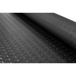 vendita online Tappeto lastra pvc con bolle nero h1 mt. Prodotti tecnici in gomma e pvc Vanzo Centro Fer